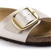 Birkenstock Madrid Big Buckle Birko-Flor - Graceful Pearl White